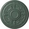 Ekena Millwork Tellson Ceiling Medallion (Fits Canopies up to 6 3/4"), Hnd-Painted Cloud Burst, 30 5/8"OD x 2 1/2"P CM30TECBF - alternate 1